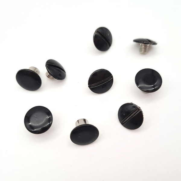 Buchschrauben 5mm schwarz lackiert